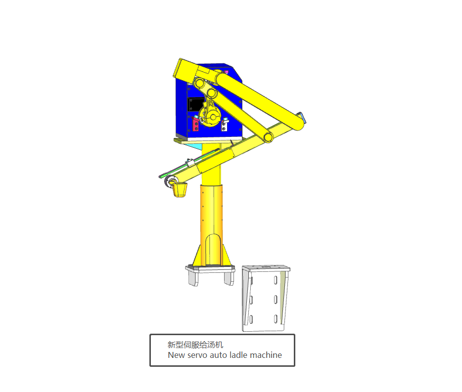 New servo auto ladle machine