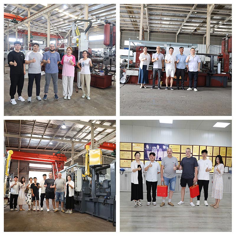 Welcome international customers to visit Longhua Factory! 