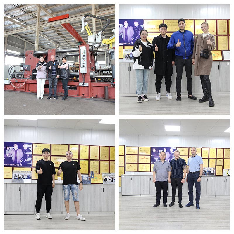 Welcome international customers to visit Longhua Factory! 