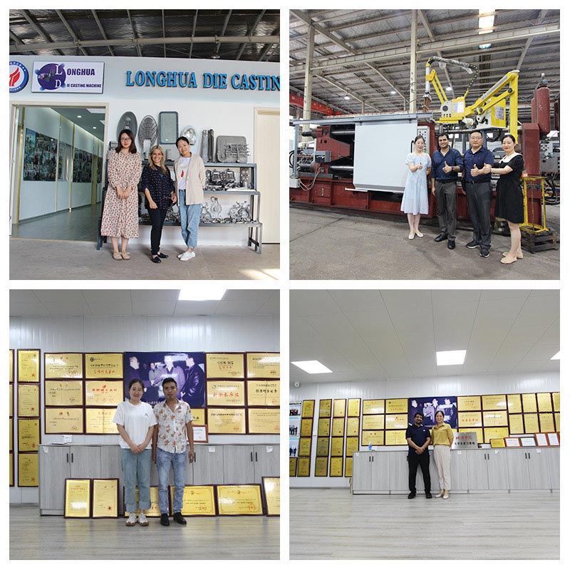 Welcome international customers to visit Longhua Factory! 