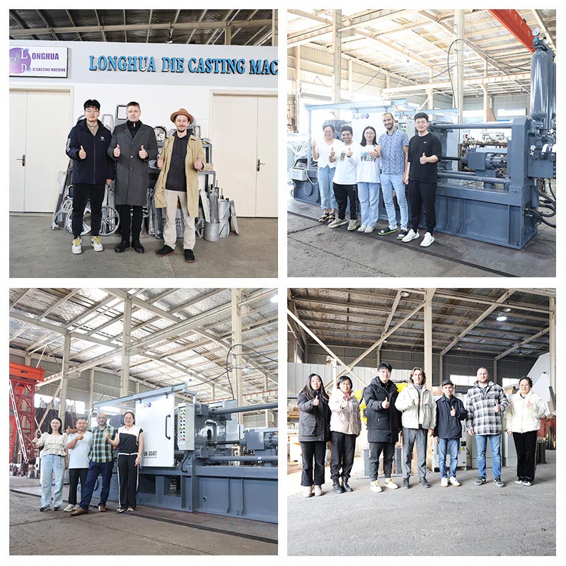 Welcome international customers to visit Longhua Factory! 