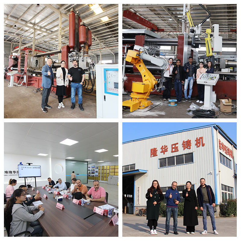 Welcome international customers to visit Longhua Factory! 