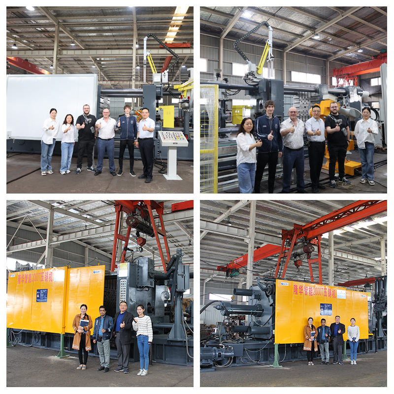 Welcome international customers to visit Longhua Factory! 